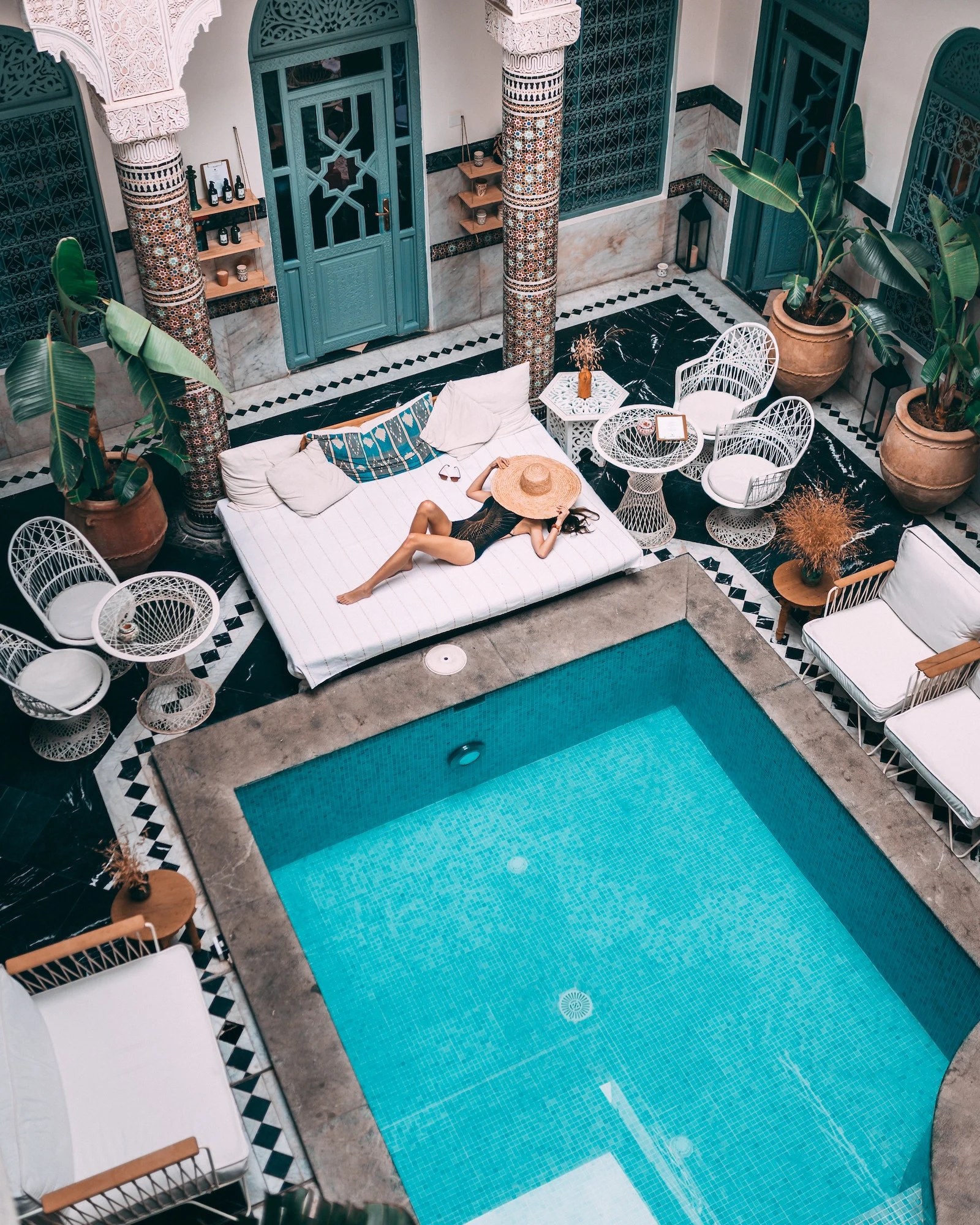 luxury pool vacation